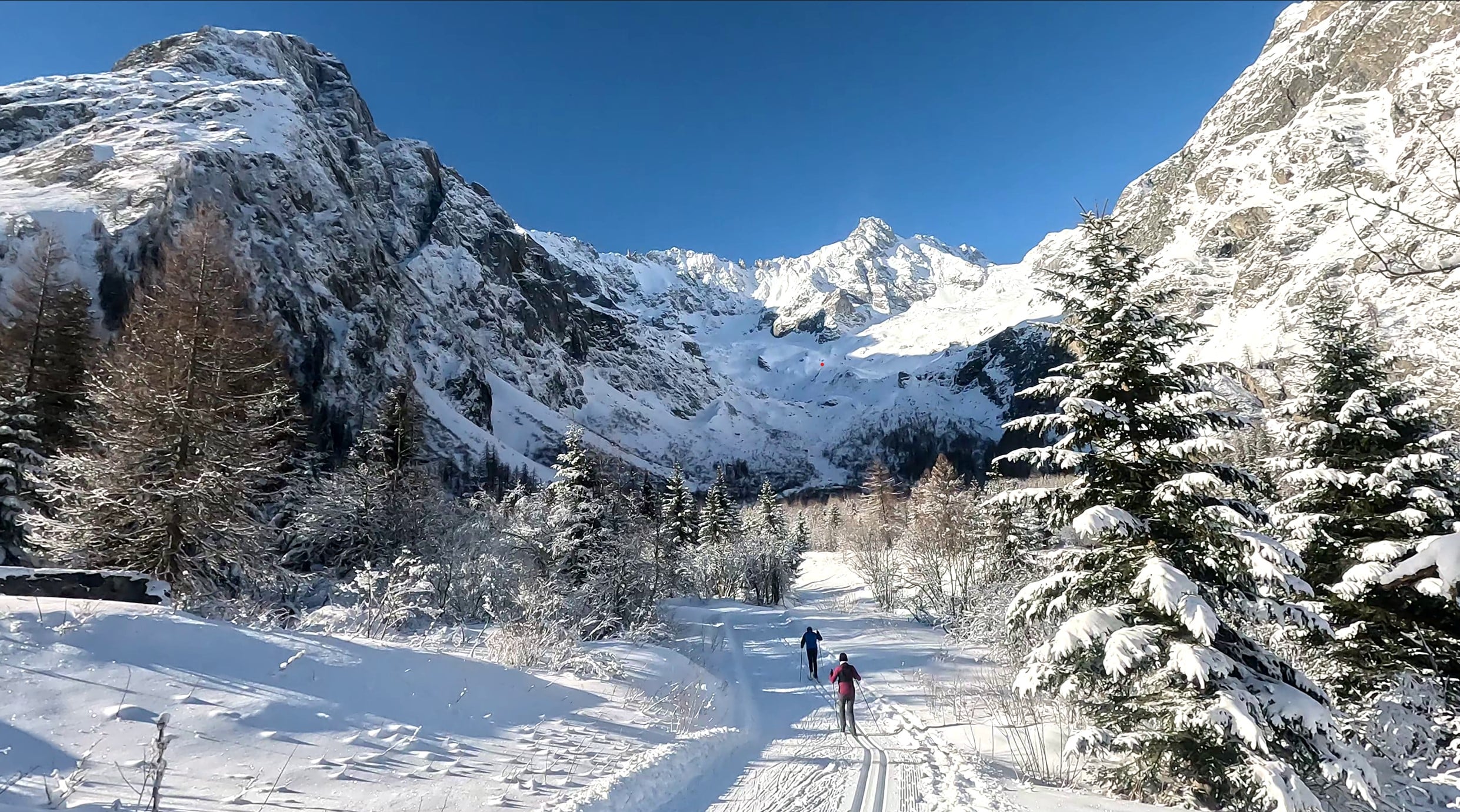 ski classique accroche ok initiation ski de fond débutant